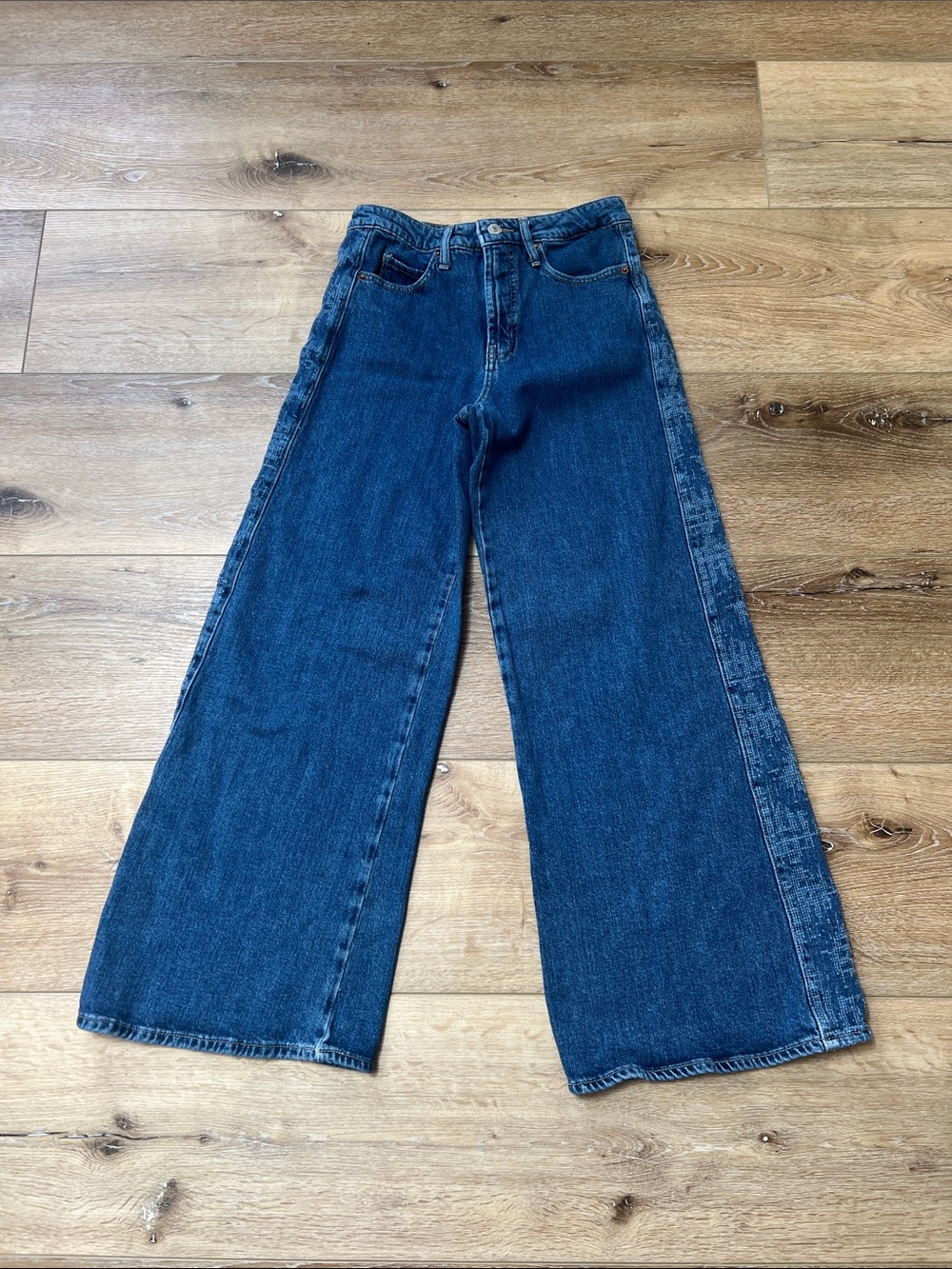 Super wide drapey denim